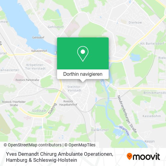 Yves Demandt Chirurg Ambulante Operationen Karte