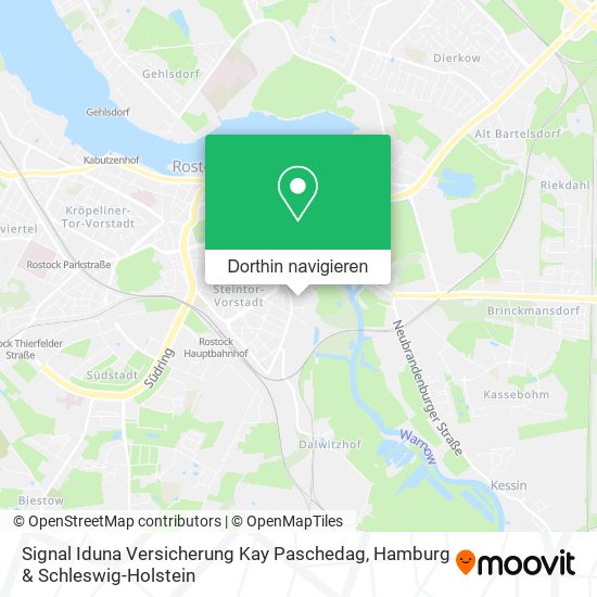 Signal Iduna Versicherung Kay Paschedag Karte