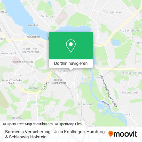 Barmenia Versicherung - Julia Kohlhagen Karte
