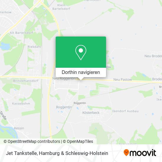 Jet Tankstelle Karte