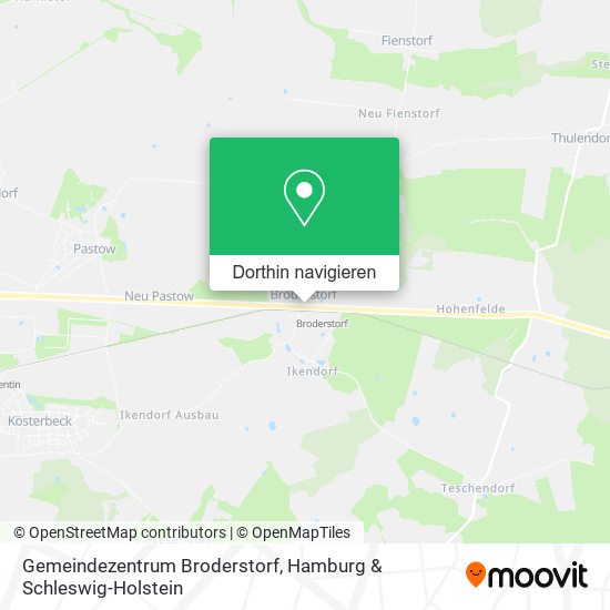 Gemeindezentrum Broderstorf Karte