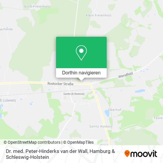 Dr. med. Peter-Hinderks van der Wall Karte
