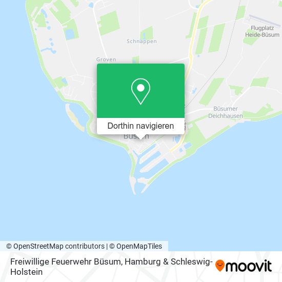 Freiwillige Feuerwehr Büsum Karte