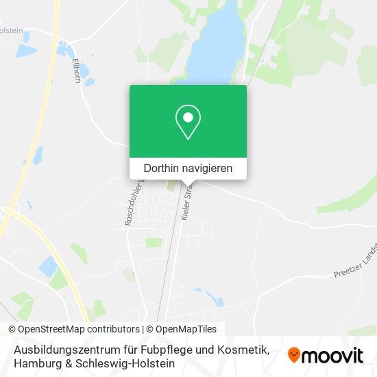 Ausbildungszentrum für Fubpflege und Kosmetik Karte