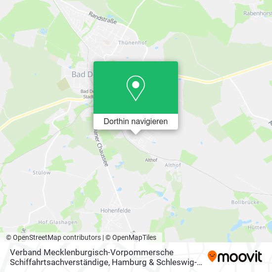 Verband Mecklenburgisch-Vorpommersche Schiffahrtsachverständige Karte