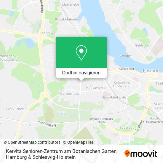 Kervita Senioren-Zentrum am Botanischen Garten Karte