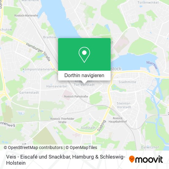 Veis - Eiscafé und Snackbar Karte