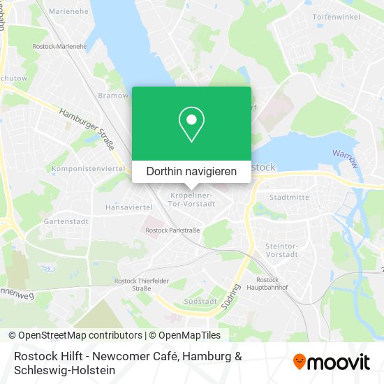 Rostock Hilft - Newcomer Café Karte