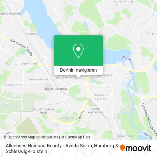 Allsenses Hair and Beauty - Aveda Salon Karte