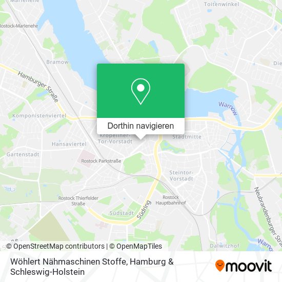 Wöhlert Nähmaschinen Stoffe Karte