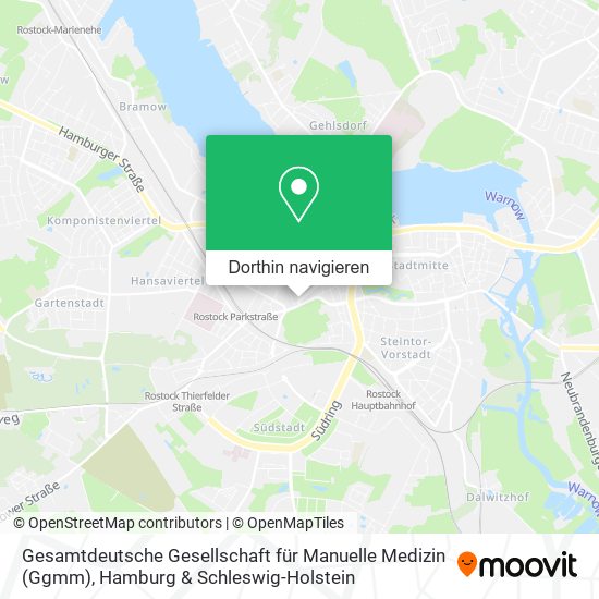 Gesamtdeutsche Gesellschaft für Manuelle Medizin (Ggmm) Karte