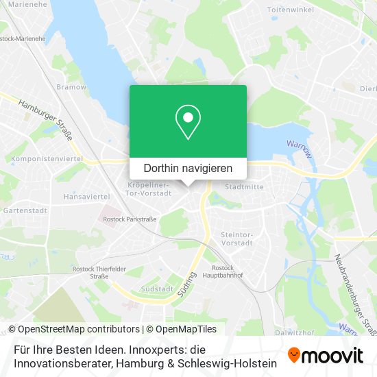 Für Ihre Besten Ideen. Innoxperts: die Innovationsberater Karte