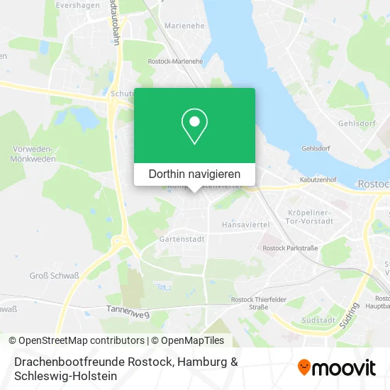 Drachenbootfreunde Rostock Karte
