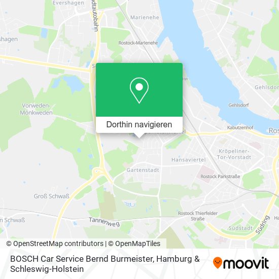 BOSCH Car Service Bernd Burmeister Karte
