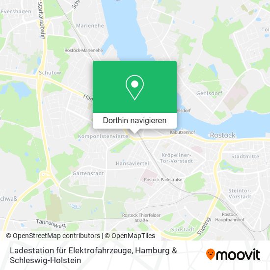 Ladestation für Elektrofahrzeuge Karte
