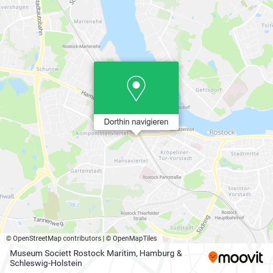 Museum Societt Rostock Maritim Karte