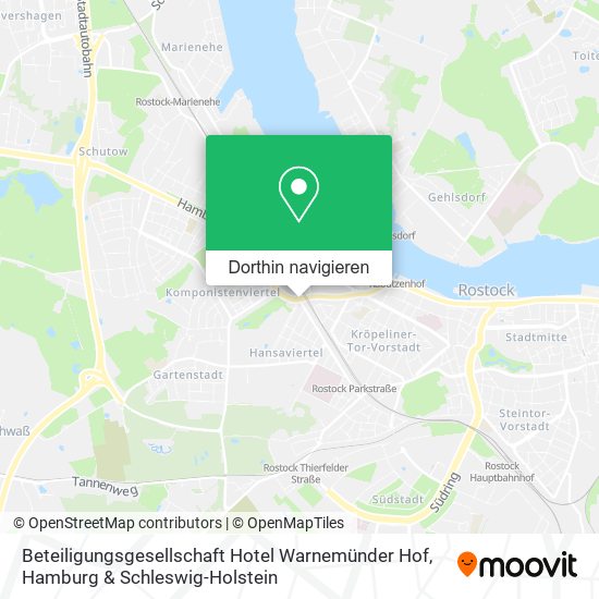 Beteiligungsgesellschaft Hotel Warnemünder Hof Karte