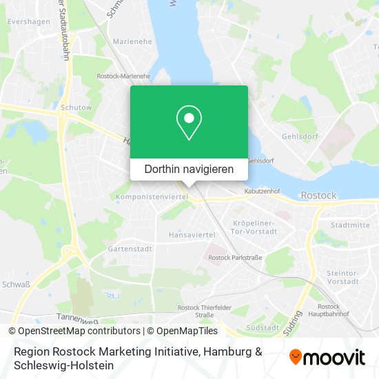 Region Rostock Marketing Initiative Karte
