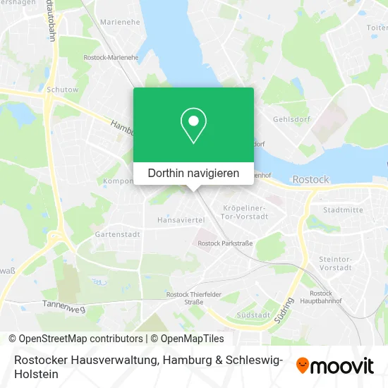 Rostocker Hausverwaltung Karte