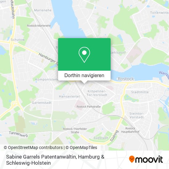 Sabine Garrels Patentanwältin Karte