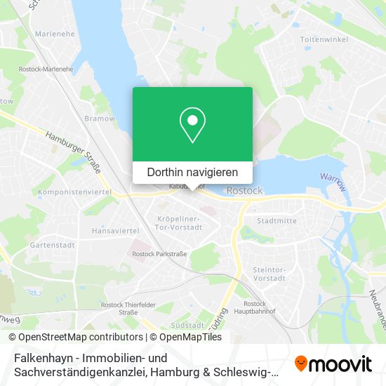 Falkenhayn - Immobilien- und Sachverständigenkanzlei Karte