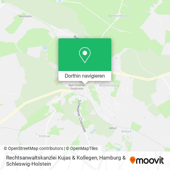 Rechtsanwaltskanzlei Kujas & Kollegen Karte