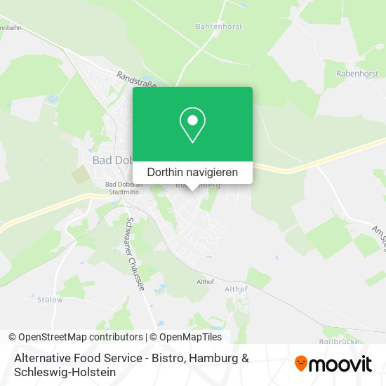 Alternative Food Service - Bistro Karte