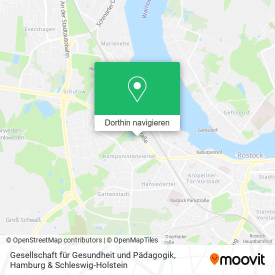 Gesellschaft für Gesundheit und Pädagogik Karte