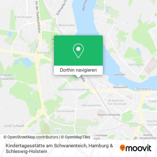 Kindertagesstätte am Schwanenteich Karte