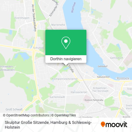 Skulptur Große Sitzende Karte