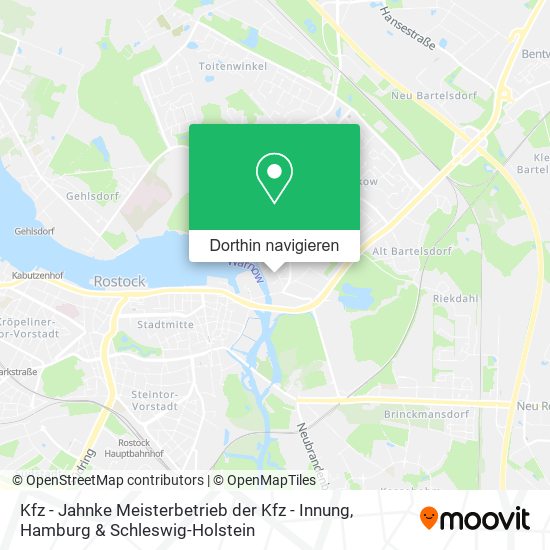 Kfz - Jahnke Meisterbetrieb der Kfz - Innung Karte