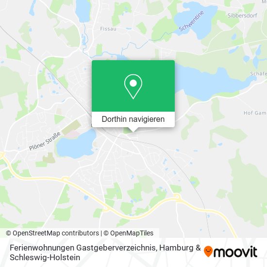 Ferienwohnungen Gastgeberverzeichnis Karte