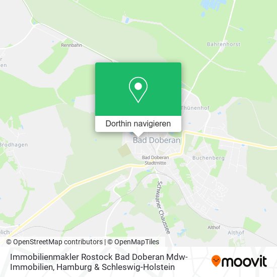 Immobilienmakler Rostock Bad Doberan Mdw-Immobilien Karte