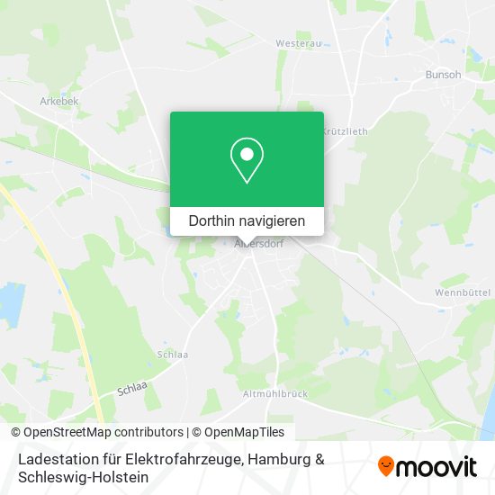 Ladestation für Elektrofahrzeuge Karte