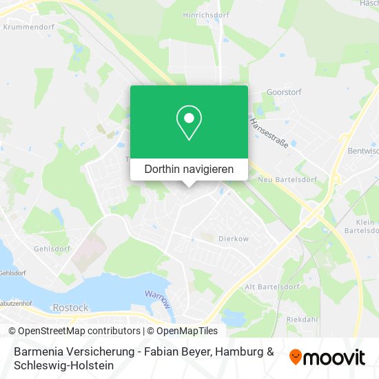 Barmenia Versicherung - Fabian Beyer Karte