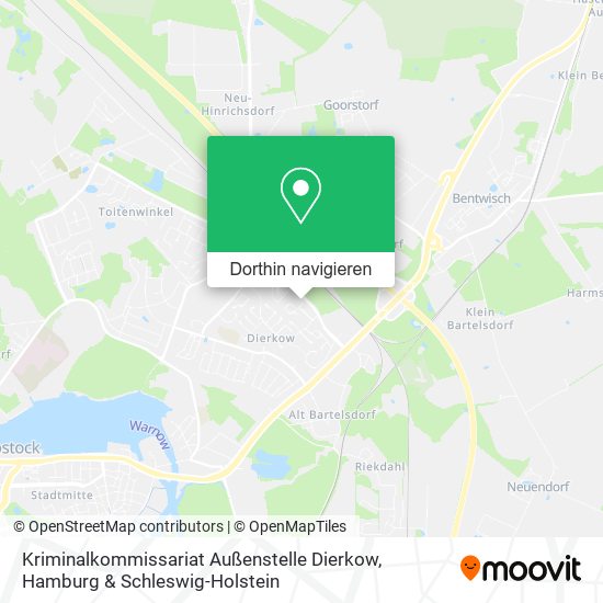 Kriminalkommissariat Außenstelle Dierkow Karte