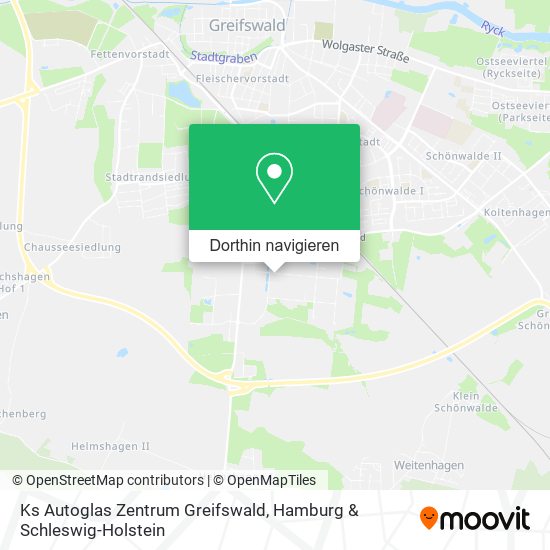 Ks Autoglas Zentrum Greifswald Karte