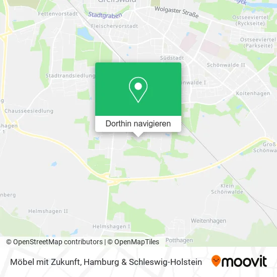 Möbel mit Zukunft Karte