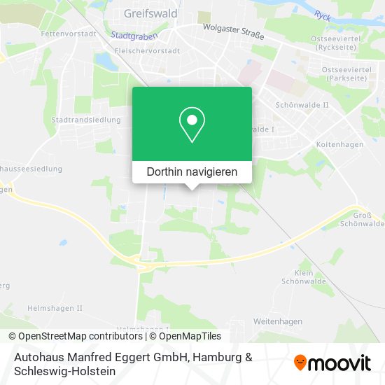 Autohaus Manfred Eggert GmbH Karte