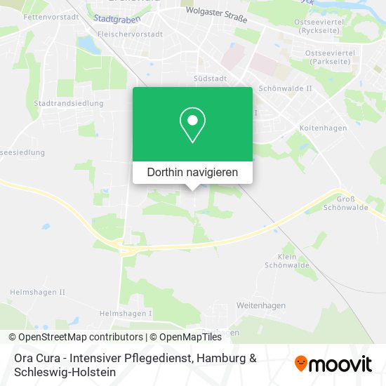 Ora Cura - Intensiver Pflegedienst Karte