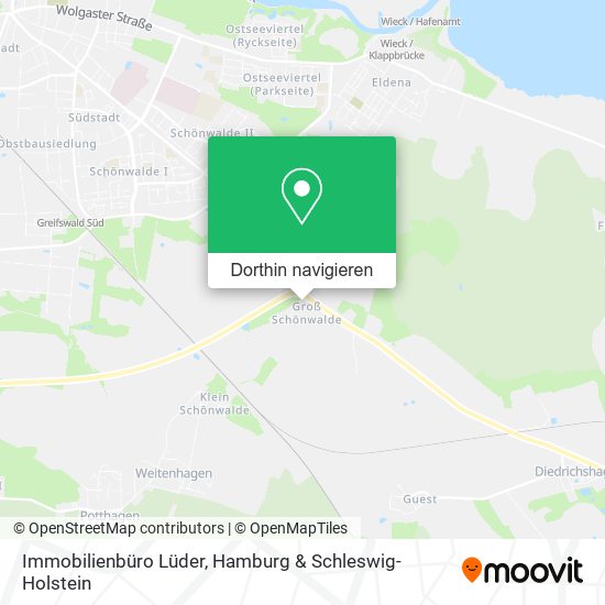 Immobilienbüro Lüder Karte