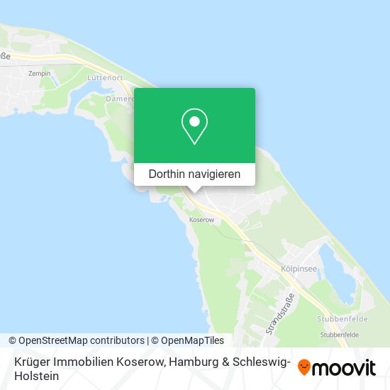 Krüger Immobilien Koserow Karte