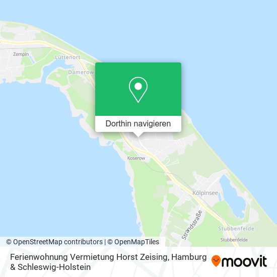 Ferienwohnung Vermietung Horst Zeising Karte