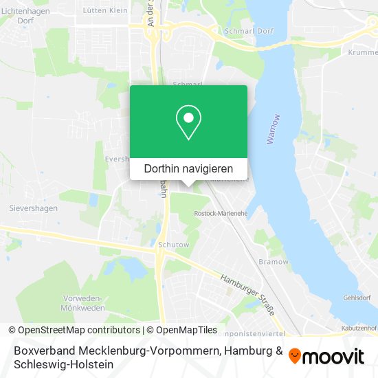 Boxverband Mecklenburg-Vorpommern Karte