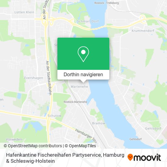 Hafenkantine Fischereihafen Partyservice Karte