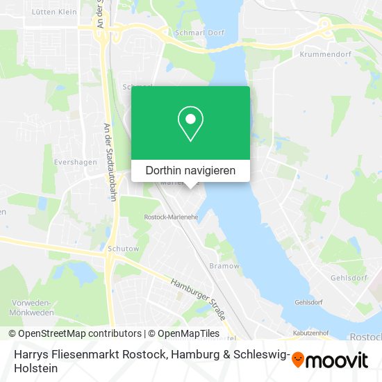 Harrys Fliesenmarkt Rostock Karte