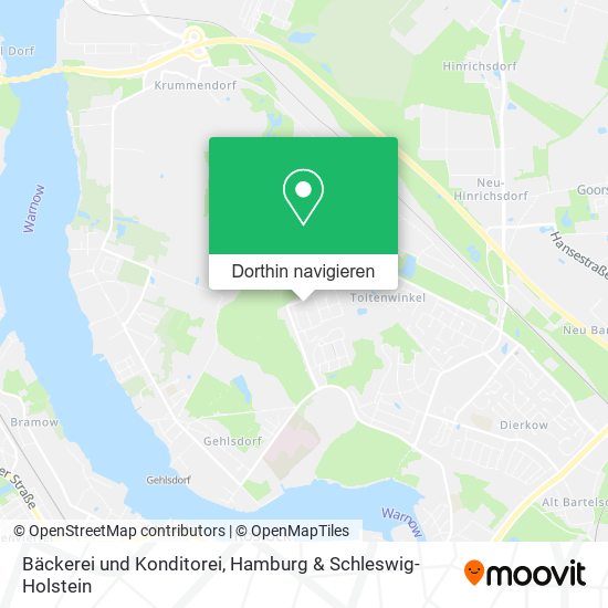 Bäckerei und Konditorei Karte