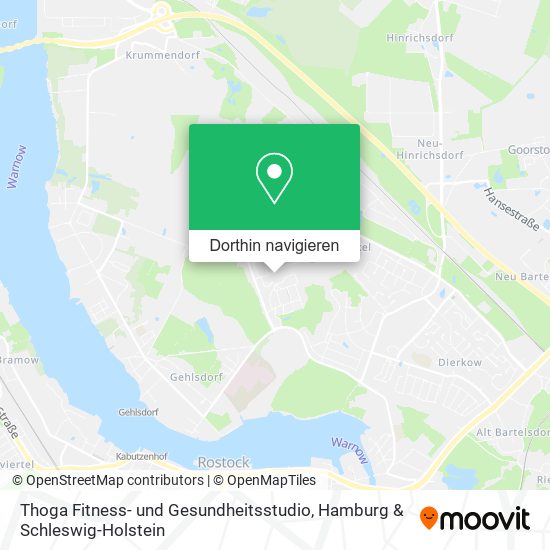Thoga Fitness- und Gesundheitsstudio Karte