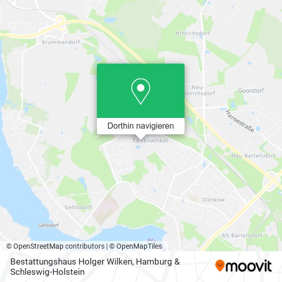 Bestattungshaus Holger Wilken Karte
