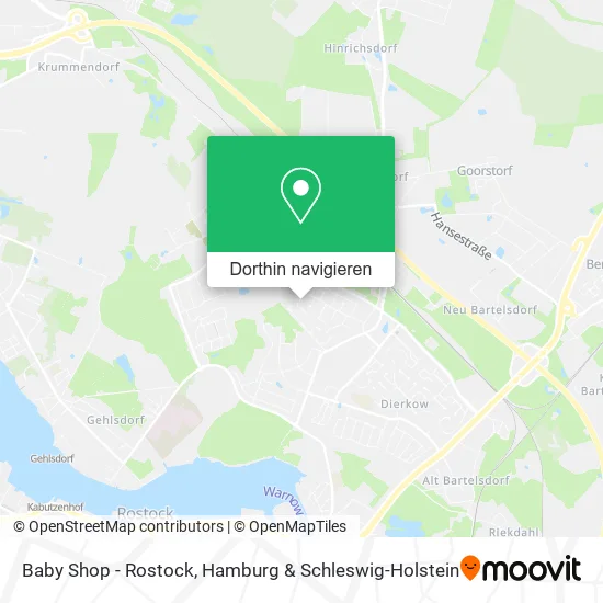 Baby Shop - Rostock Karte